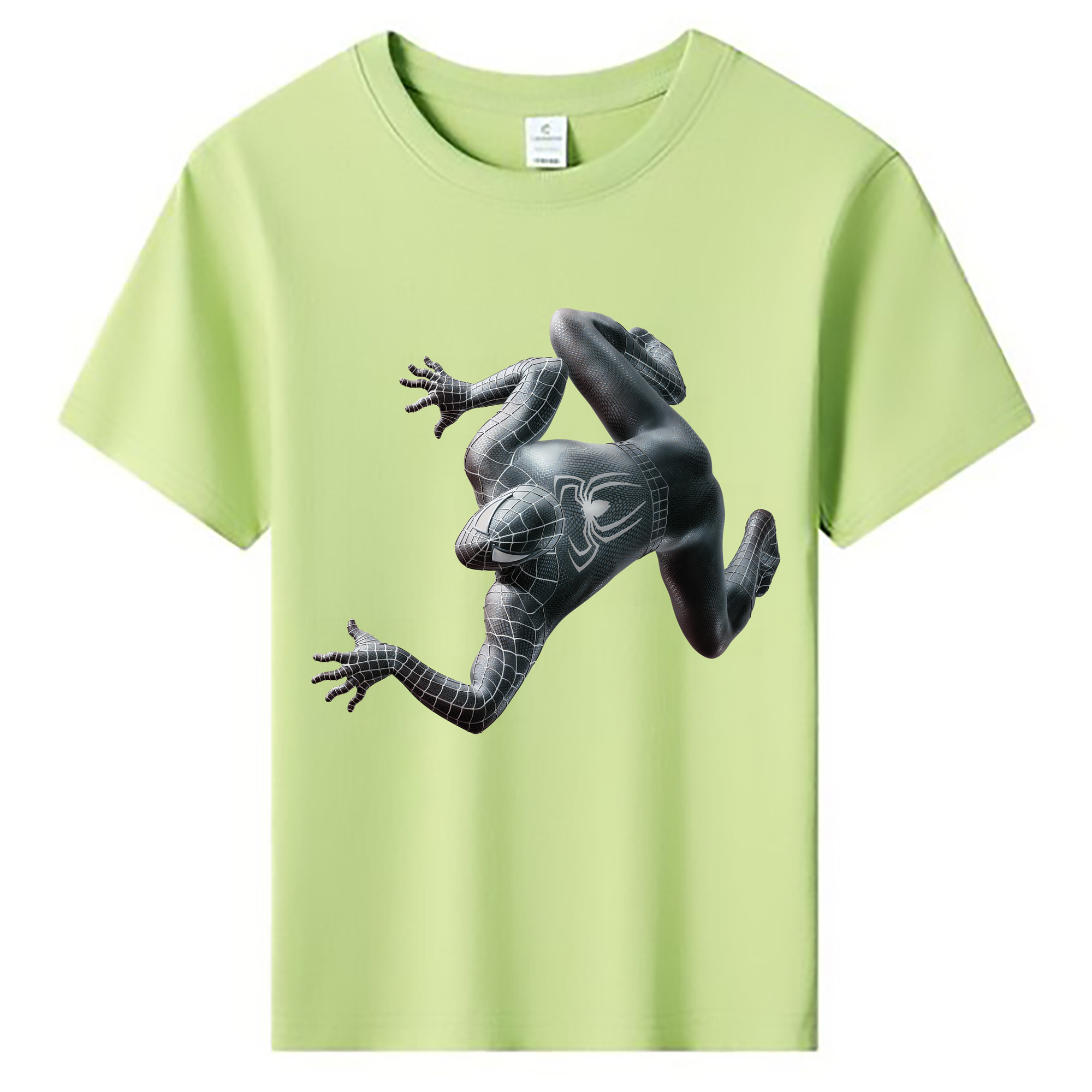 （画像用） Spider Man スパイダーマン 綿100％キッズTシャツ（フロントプリント）